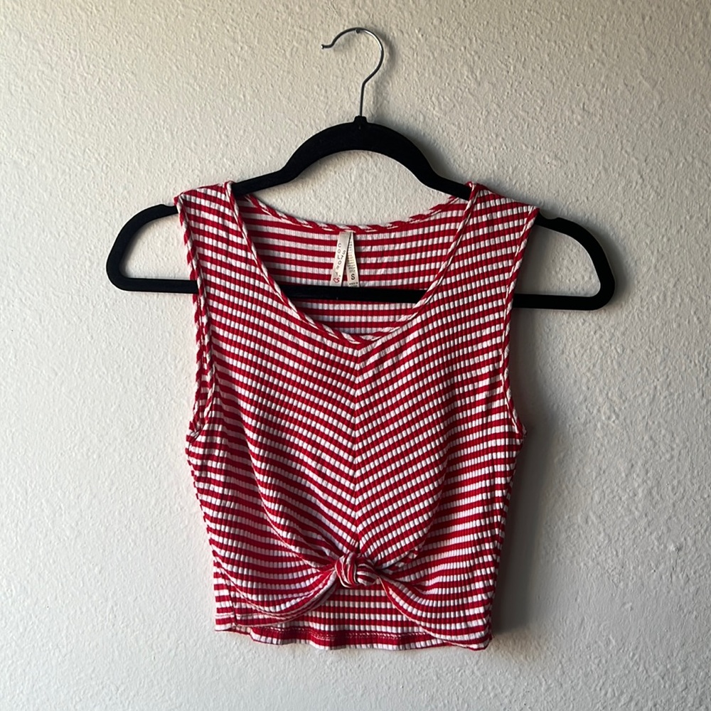 Col Story Cropped Sleeveless Tank, Size S